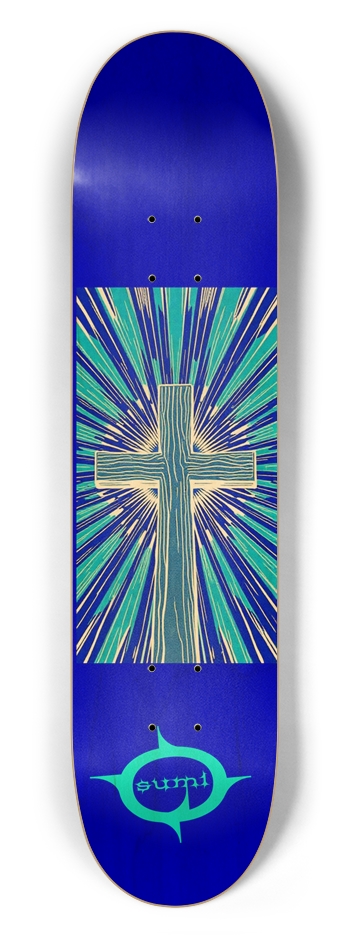 sum1sk8boards cross 7.5 popsicle skateboard 7-1/2 Skateboard Deck