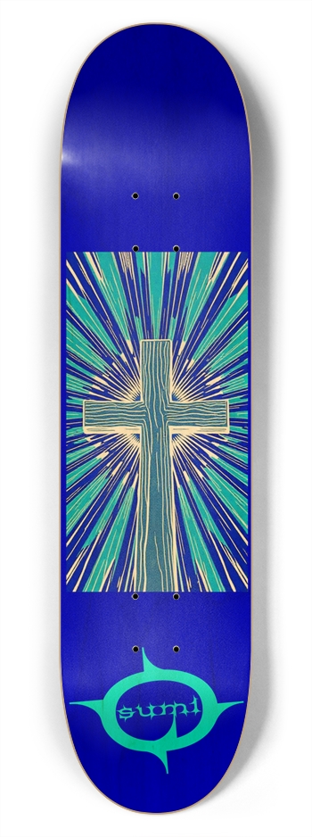 sum1sk8boards cross 7.75 popsicle skateboard 7-3/4 Skateboard Deck