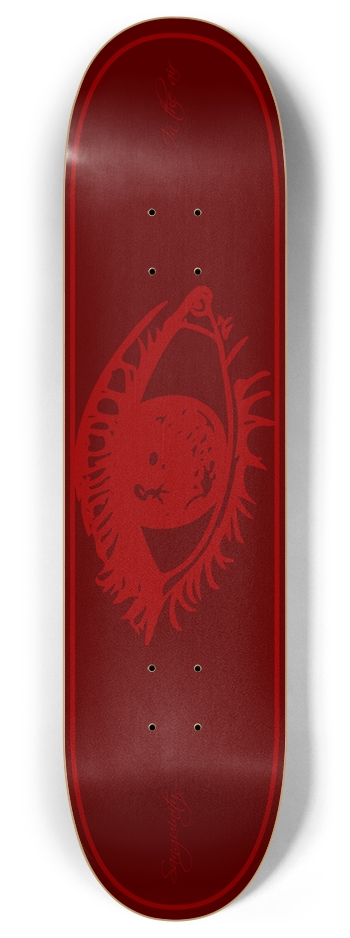 BLEEDING EYES 8.0 8 Inch Skateboard Deck