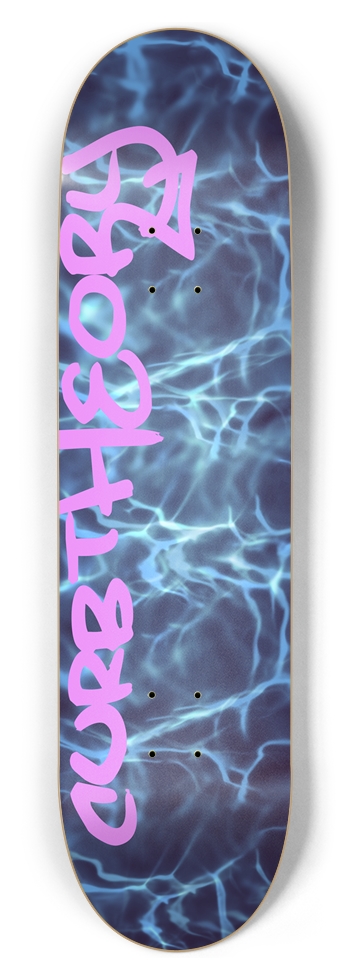 ct water logo 8-1/2 Skateboard Deck