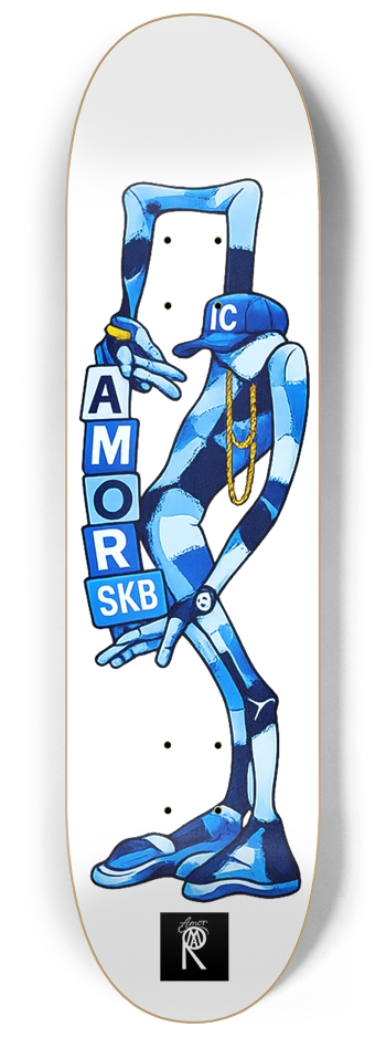 Rag doll 8-1/4 Skateboard Deck