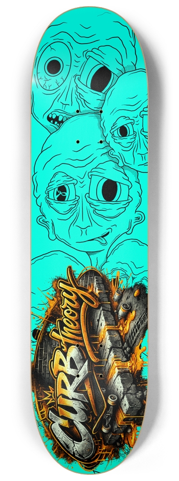 ct ugly glow 8-1/4 Skateboard Deck
