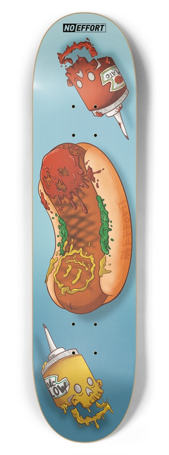 Hotdog 7-3/4 Skateboard Deck
