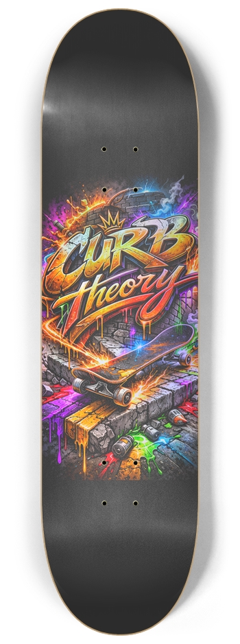 ct multi foil 8-1/4 Skateboard Deck