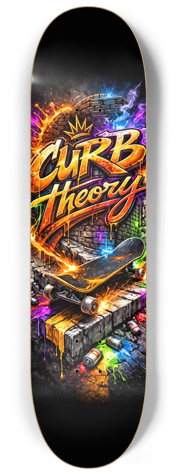 ct multi black 8-1/4 Skateboard Deck