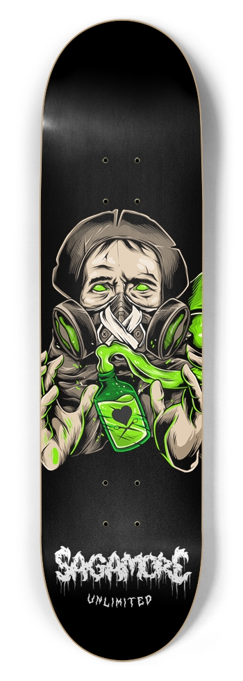 Sagamore Unlimited x Rot Gut Toxic Pilgrim 8-1/2 Skateboard Deck