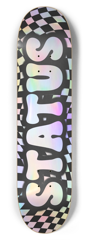 Checkerboard 2. 7-3/4 Skateboard Deck