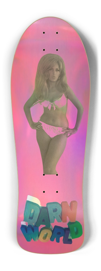 THE DAWN WILDING 10.25” Pink Holo Old School Shape