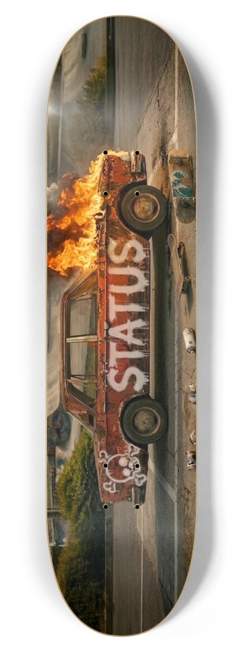 STATUS. 7-7/8 Skateboard Deck