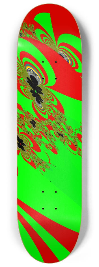 Fractal #1670 #2 8-1/4 Skateboard Deck