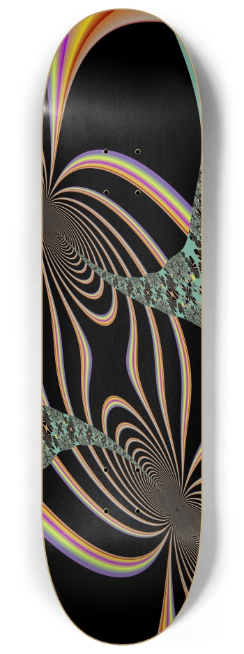 Fractal #1770 #2 8-1/4 Skateboard Deck
