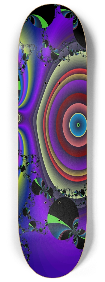 Fractal #1739 #1 8-1/4 Skateboard Deck