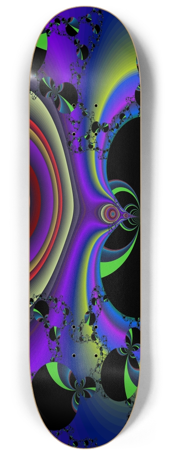 Fractal #1739 #2 8-1/4 Skateboard Deck