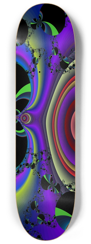 Fractal #1739 #3 8-1/4 Skateboard Deck