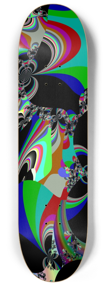 Fractal #1706 #3 8-1/4 Skateboard Deck