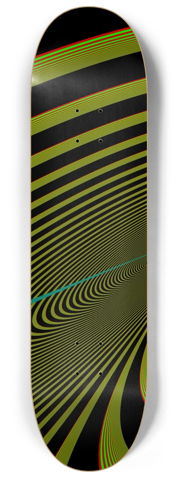 Fractal #1698 #1 8-1/4 Skateboard Deck