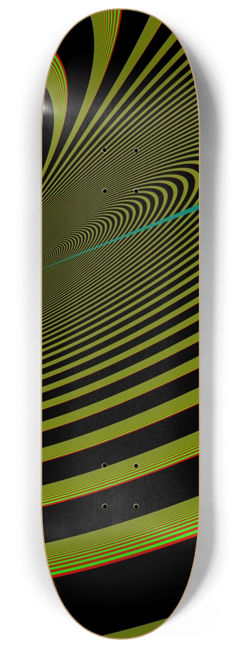 Fractal #1698 #3 8-1/4 Skateboard Deck