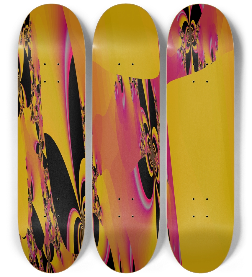 Fractal #1800 3 Deck Wall Series