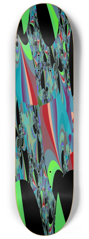 Fractal #1801 #3 8-1/4 Skateboard Deck