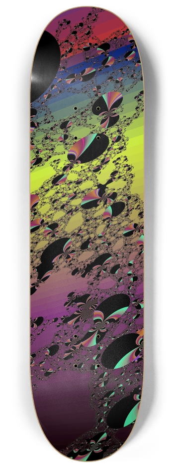 Fractal #1752 #3 8-1/4 Skateboard Deck
