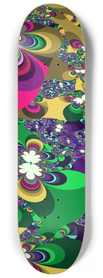 Fractal #1668 #1 8-1/4 Skateboard Deck