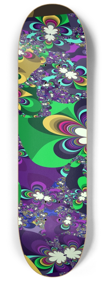 Fractal #1668 #2 8-1/4 Skateboard Deck