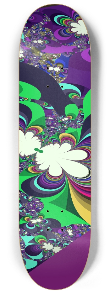 Fractal #1668 #3 8-1/4 Skateboard Deck