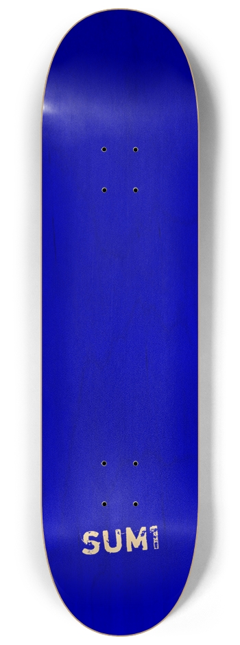 sum1sk8boards natural blue blank 8.25 popsicle skateboard 