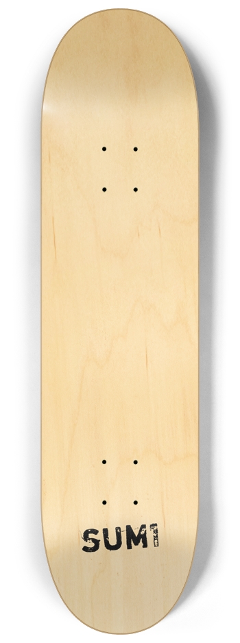 sum1sk8boards natural blank 8.25 popsicle skateboard 8-1/4 Skateboard Deck