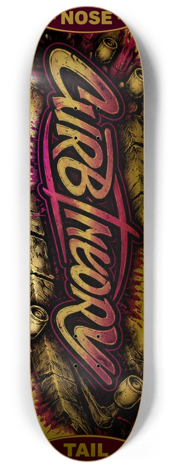 ct nt gold foil base 8-1/4 Skateboard Deck