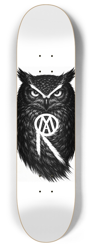 Owl 8 Inch Skateboard Deck