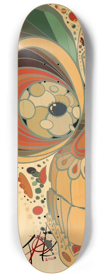 skullz 8-1/4 Skateboard Deck