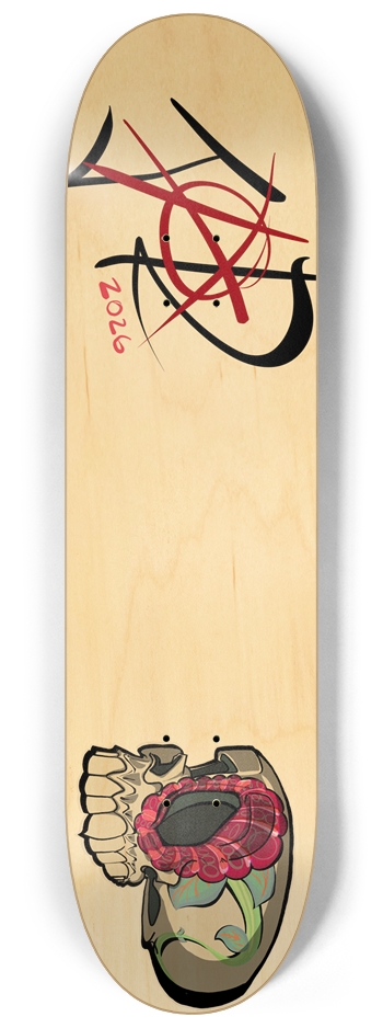 Take your flowers 8-1/4 Skateboard Deck