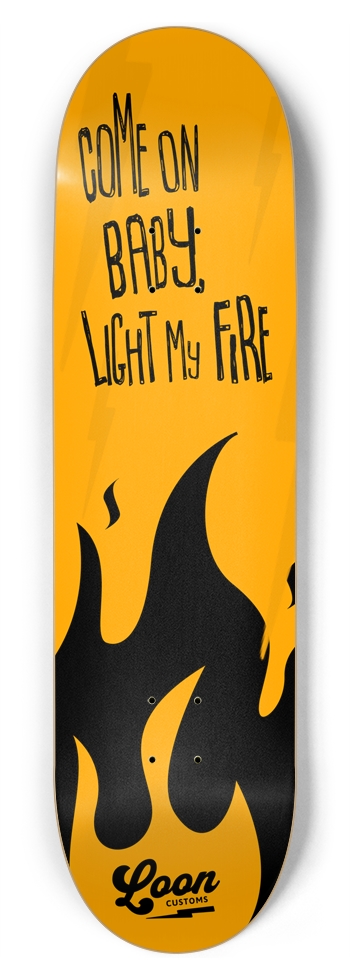 Light My Fire Deck 8-3/4 Inch Skateboard
