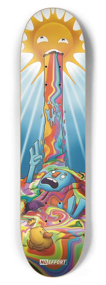 Rainbow  7-3/4 Skateboard Deck 
