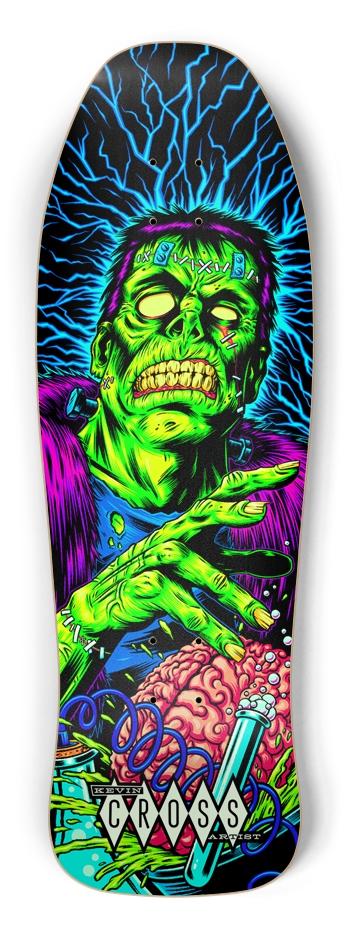 Neon Frankenstein Shredder Shape