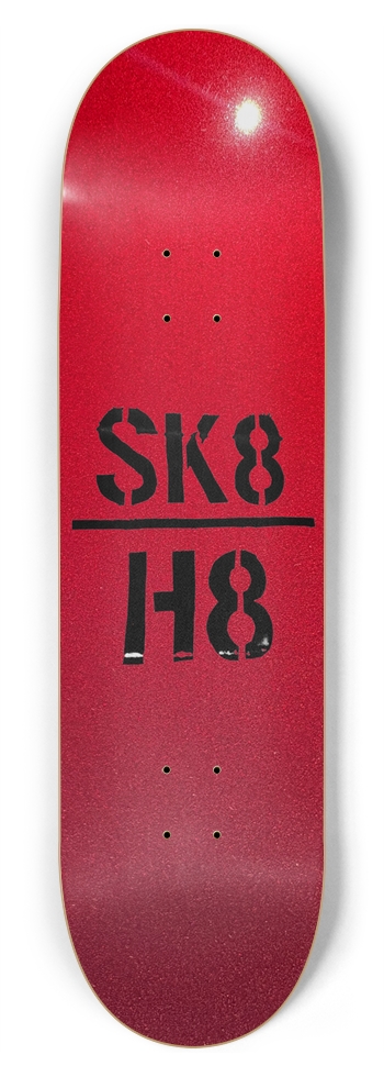 Mazda Red 8-3/4 Inch Skateboard