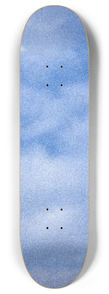 Oops, Cloudy Paint 8 Inch Skateboard Deck