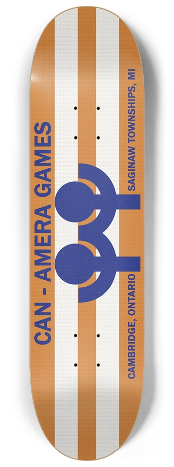 Can-Amera Games - Cambridge Saginaw 08 8-1/4 Skateboard Deck