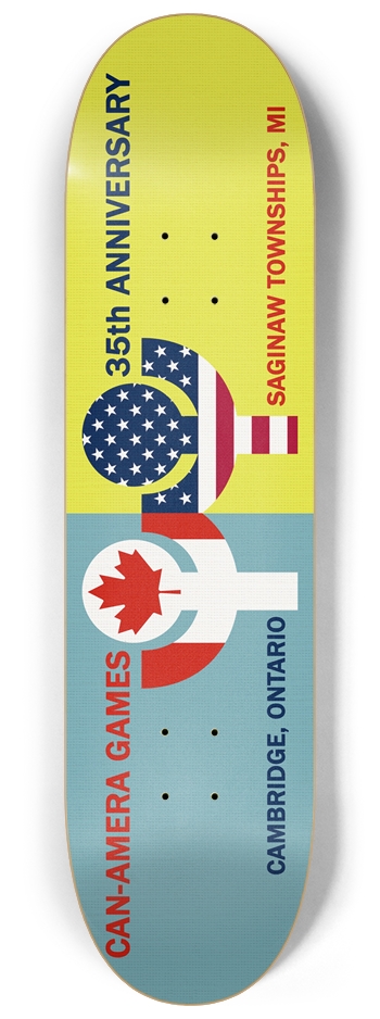 Can-Amera Games - Cambridge Saginaw 09 8-1/4 Skateboard Deck