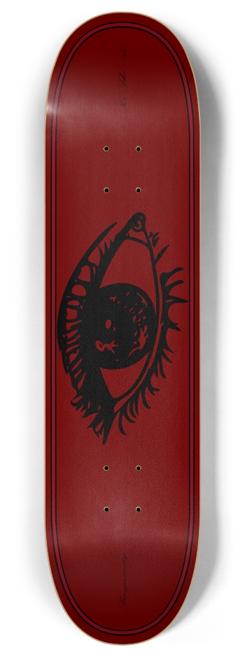 BLEEDING EYES 8.0 8 Inch Skateboard Deck