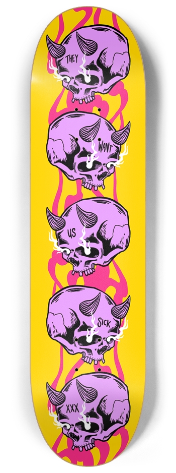 Custom Skateboard 8-1/4 Skateboard Deck