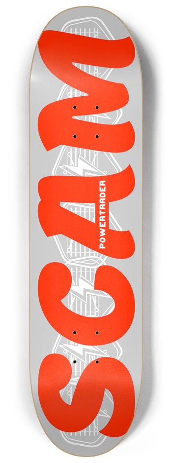 SCAM 8-1/4 Skateboard Deck