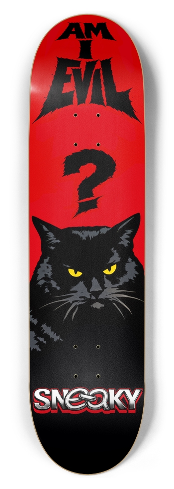 AM I EVIL? 8.5 8-1/2 Skateboard Deck
