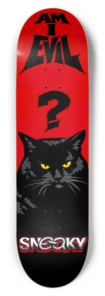AM I EVIL? 8.75 8-3/4 Inch Skateboard
