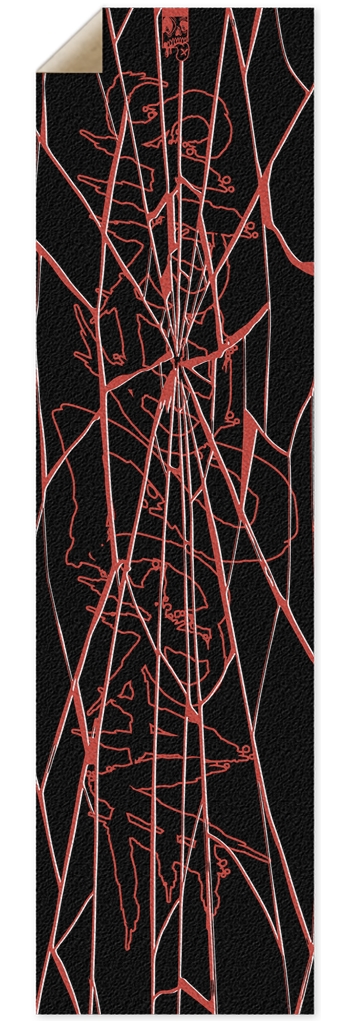 Shattered Camo 10 x 36 Inch Griptape