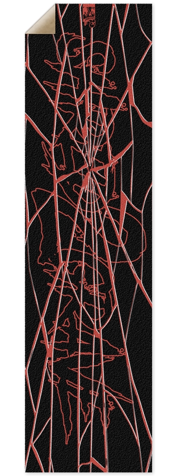 Shattered Camo 9 x 33 Inch Griptape