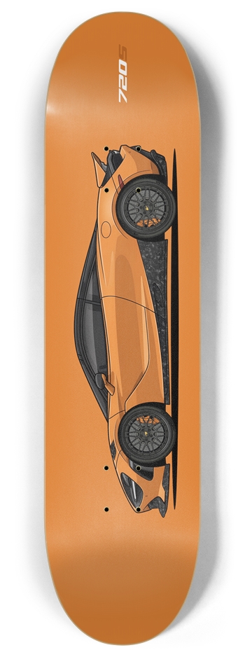 Papaya Spark 720s 1016 Industries 8 Inch Skateboard Deck