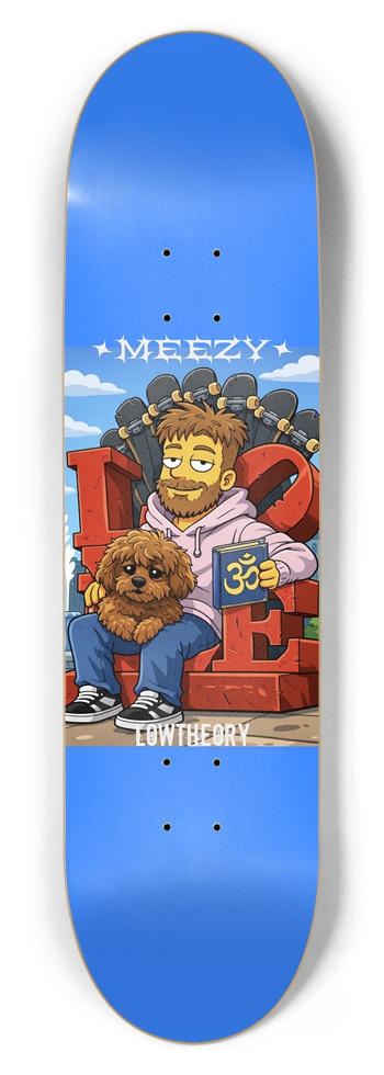 Meezy x LowTheory collab 8-1/2 Skateboard Deck