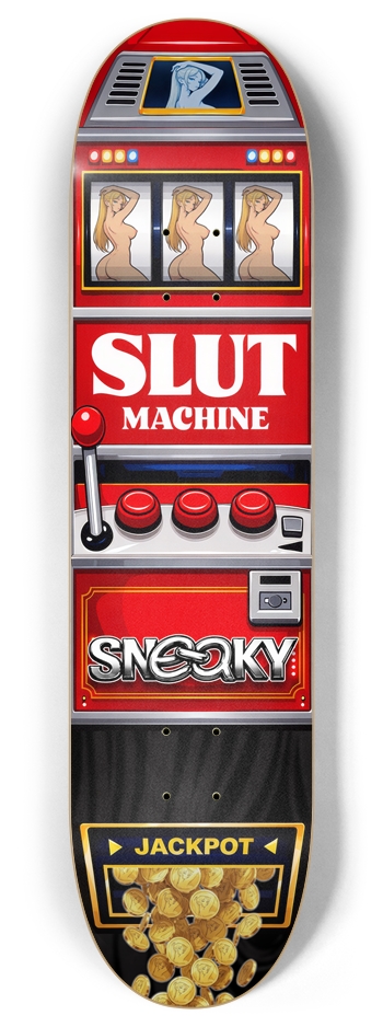 Slut Machine 8.0 8 Inch Skateboard Deck